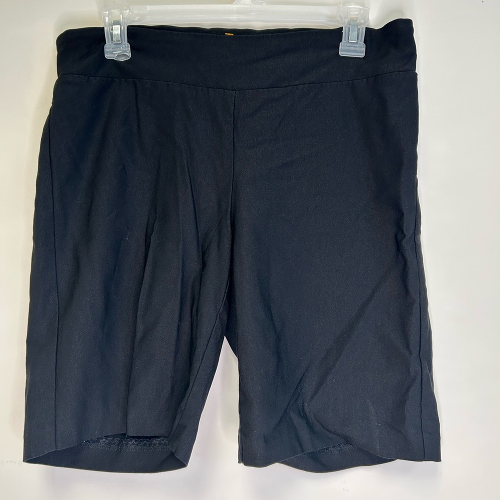 J.McLaughlin Women's Sporty Black Biker Shorts